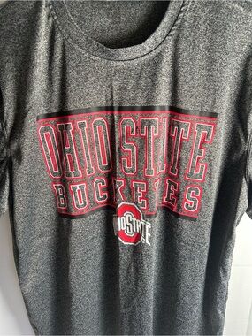 Ohio State Buckeyes Gray Short Sleeve Graphic Tee